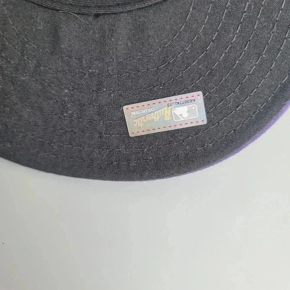 Colorado Rockies Hat Cap Stretch Fit Black Purple New Era Embroidered MLB USA 8 - Picture 8 of 11